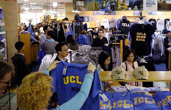 UCLA store next to the Luskin Conference Center and hotel