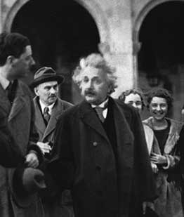 albert einstein guest speaking at ucla campus