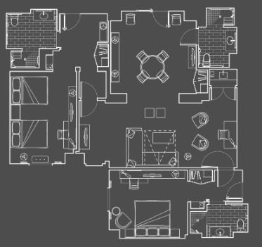 University suite layout
